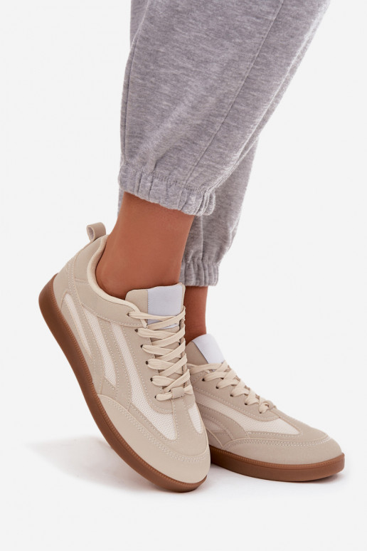 Sneakers beige da donna modello Hanelor