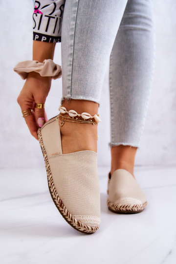 Espadrillas beige slip-on Big Star JJ274899 2