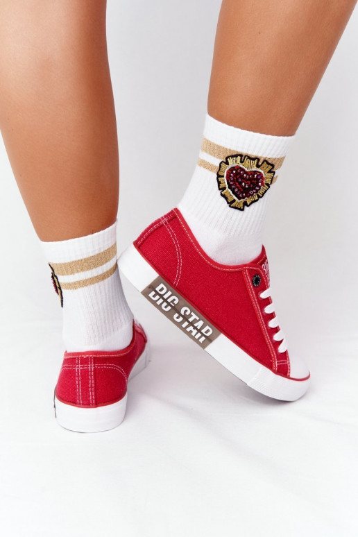 Scarpe da donna BIG STAR HH274115 rosse