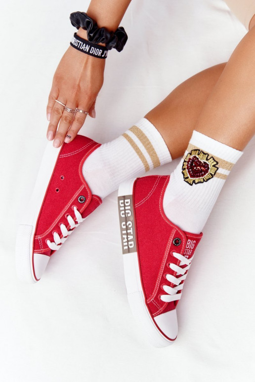 Scarpe da donna BIG STAR HH274115 rosse
