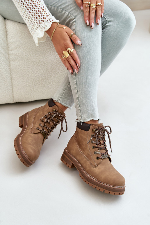scarpe isolate da donna Big Star OO274A289 marroni
