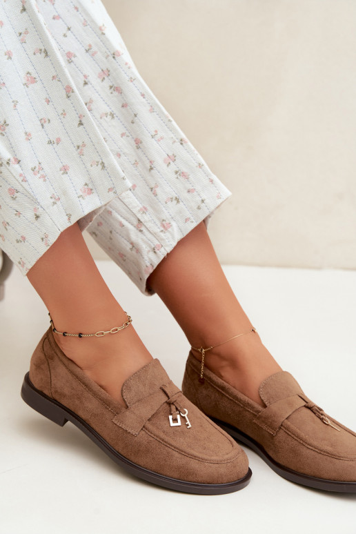 mocassini da donna in suede sintetico marroni Raylie