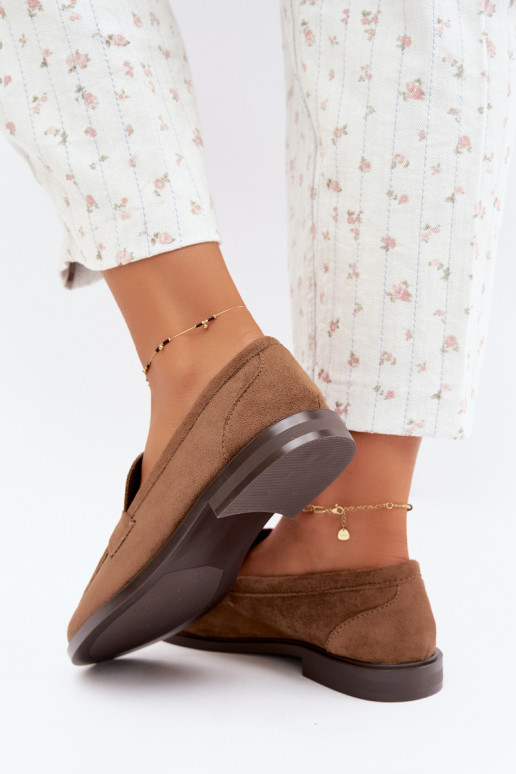 mocassini da donna in suede sintetico marroni Raylie