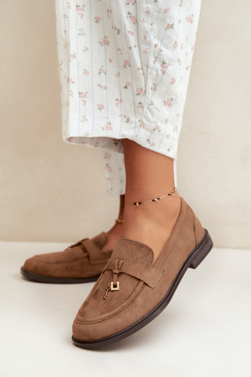 mocassini da donna in suede sintetico marroni Raylie