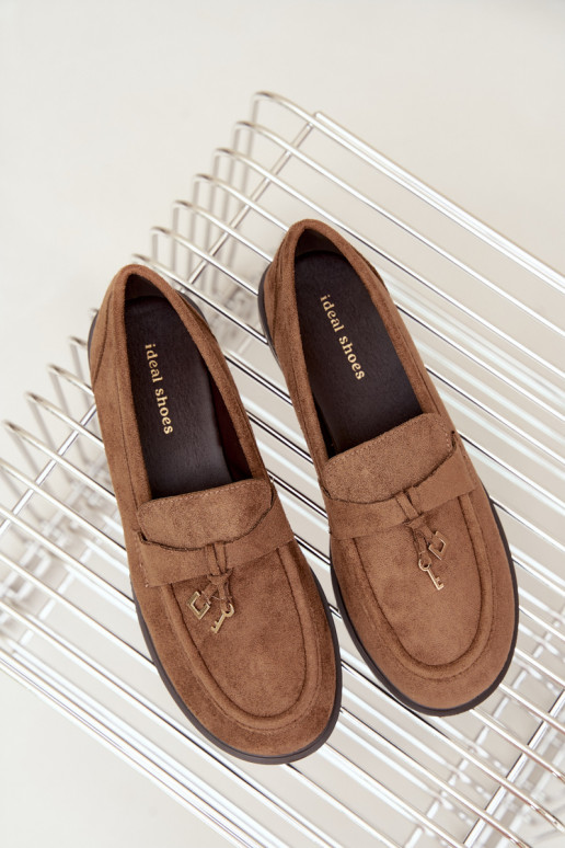 mocassini da donna in suede sintetico marroni Raylie
