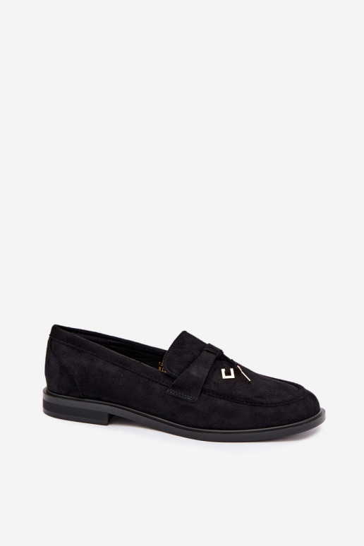 mocassini da donna in suede sintetico neri Raylie