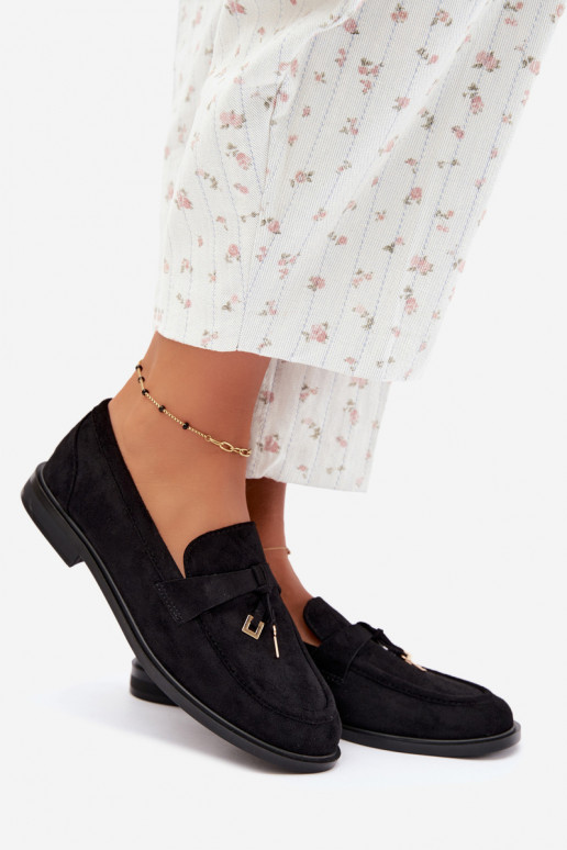 mocassini da donna in suede sintetico neri Raylie
