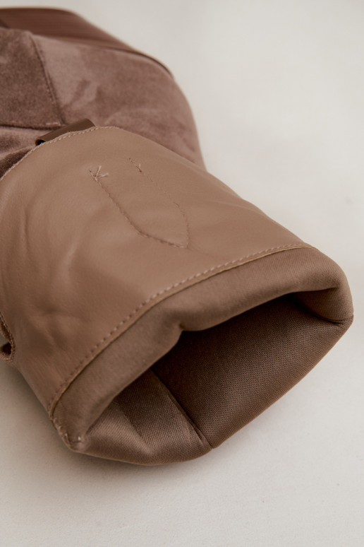 Stivali alti in stile cowboy khaki Betina