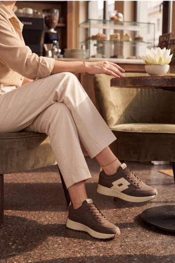 Sneakers da donna LOTTO 2401930U CALENTO Cioccolato