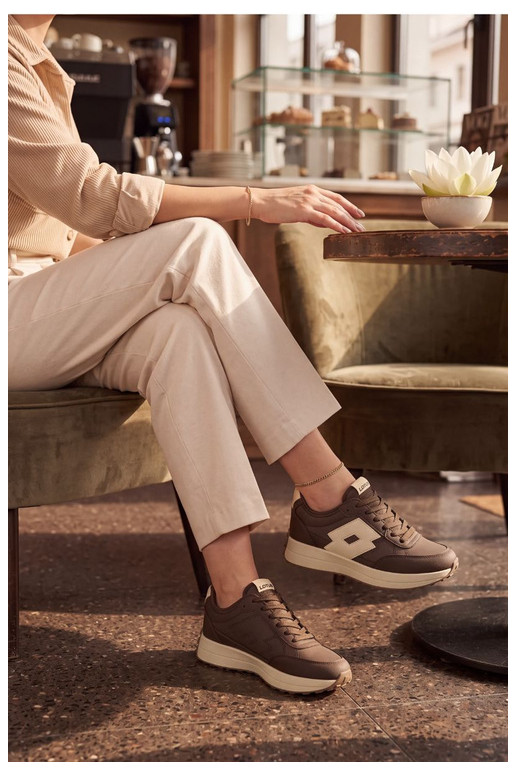 Sneakers da donna LOTTO 2401930U CALENTO Cioccolato