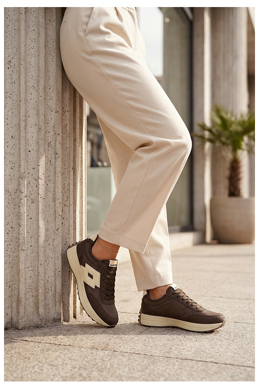 Sneakers da donna LOTTO 2401930U CALENTO Cioccolato