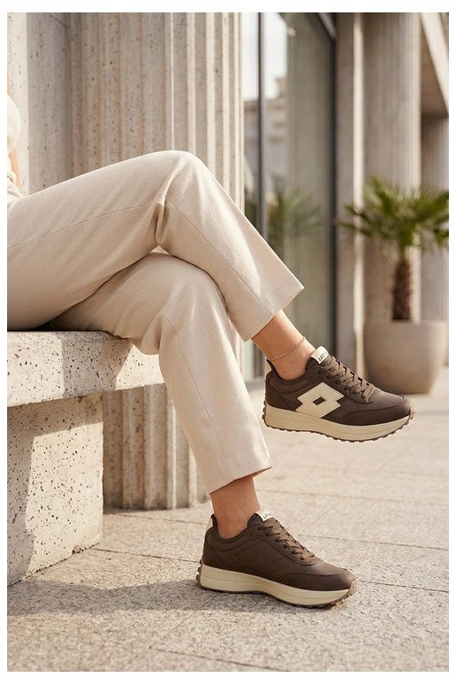 Sneakers da donna LOTTO 2401930U CALENTO Cioccolato