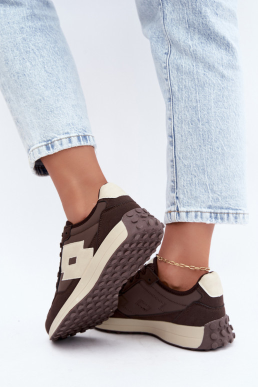 Sneakers da donna LOTTO 2401930U CALENTO Cioccolato