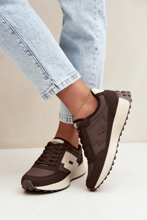 Sneakers da donna LOTTO 2401930U CALENTO Cioccolato