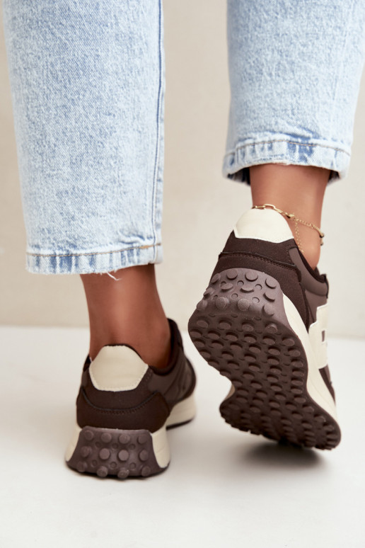 Sneakers da donna LOTTO 2401930U CALENTO Cioccolato