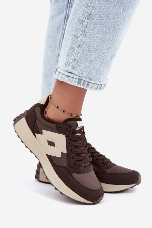 Sneakers da donna LOTTO 2401930U CALENTO Cioccolato