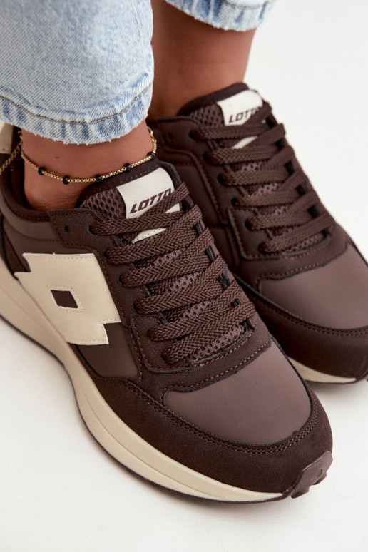 Sneakers da donna LOTTO 2401930U CALENTO Cioccolato
