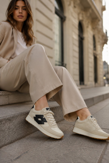 Sneakers da donna LOTTO 2401930U CALENTO in bianco attenuato