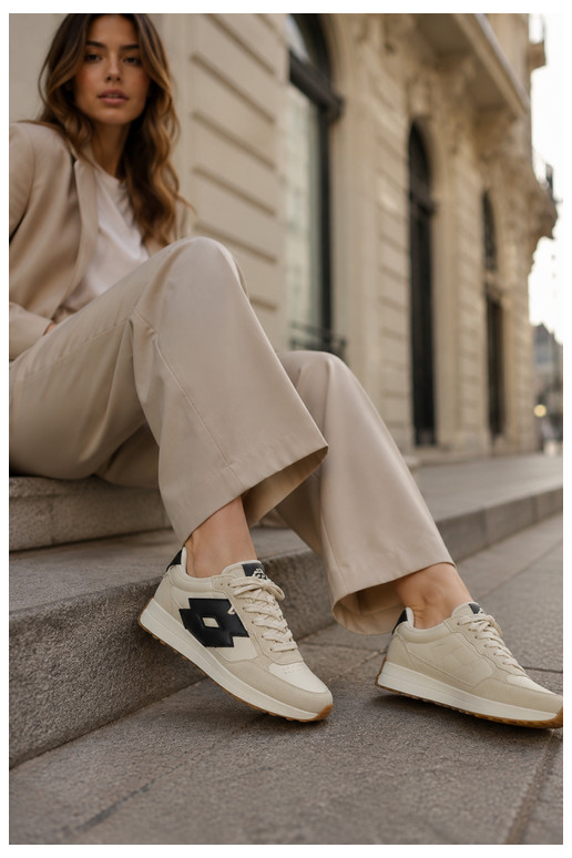 Sneakers da donna LOTTO 2401930U CALENTO in bianco attenuato