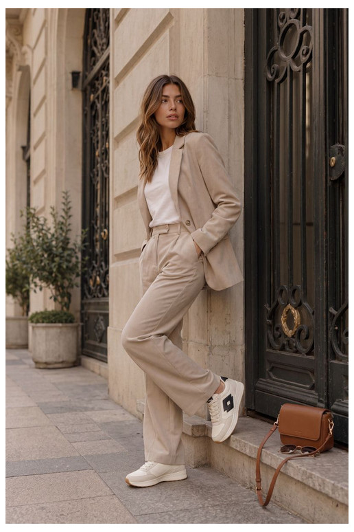Sneakers da donna LOTTO 2401930U CALENTO in bianco attenuato