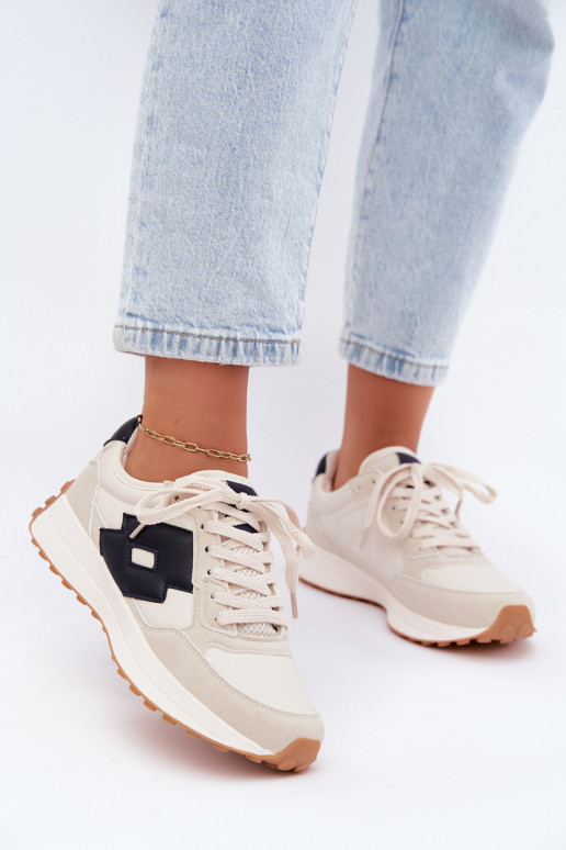 Sneakers da donna LOTTO 2401930U CALENTO in bianco attenuato