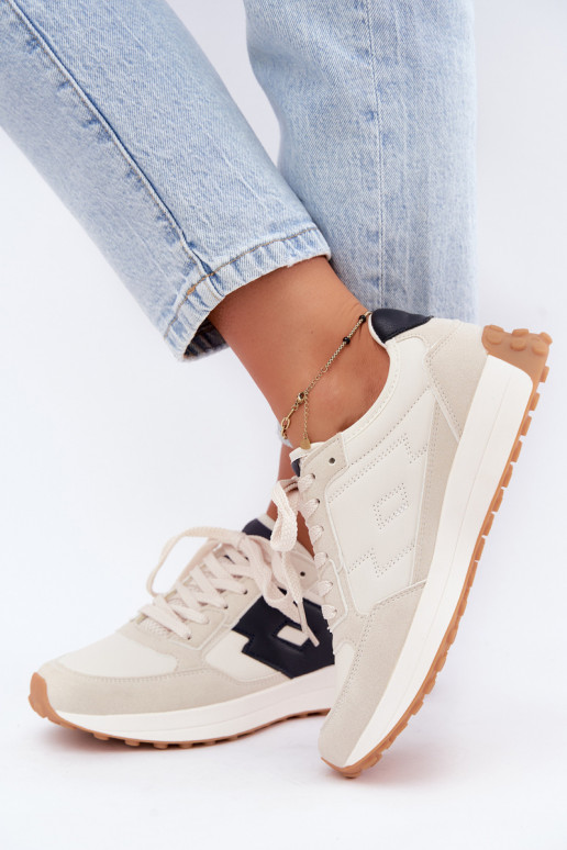 Sneakers da donna LOTTO 2401930U CALENTO in bianco attenuato