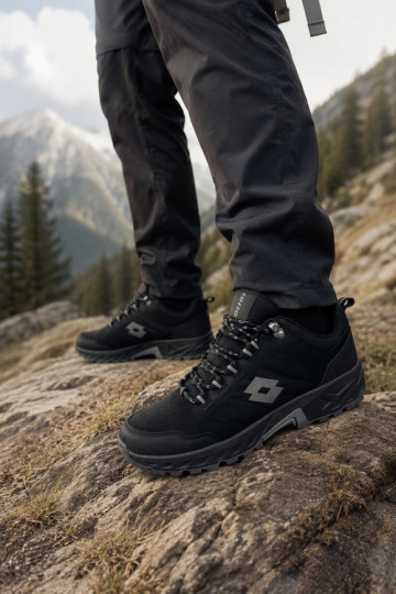 Scarpe da trekking da uomo nere LOTTO 2400290U KETCHAM 2