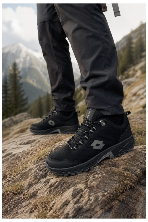 Scarpe da trekking da uomo nere LOTTO 2400290U KETCHAM