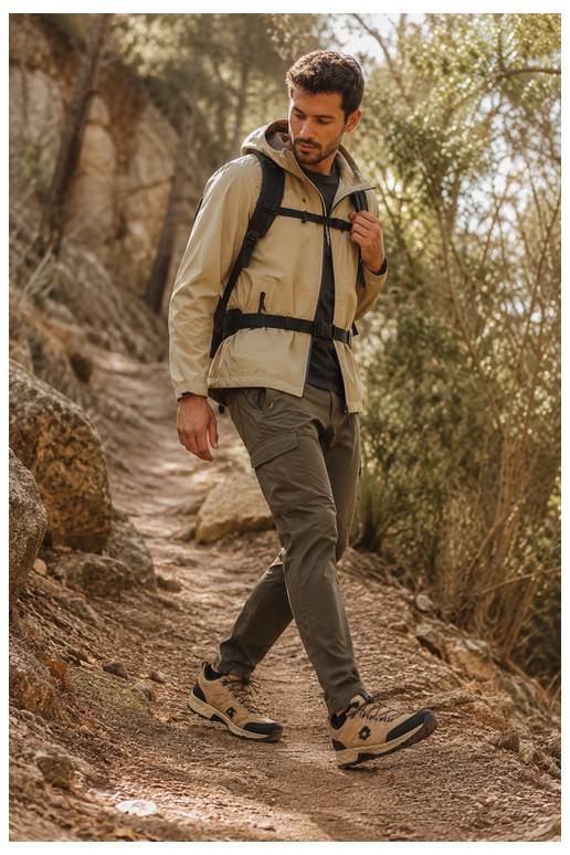 Scarpe da trekking da uomo marroni LOTTO 2400290U KETCHAM