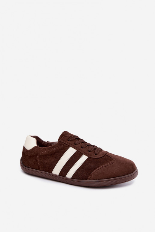 Sneakers Barefoot da donna in colore cioccolato Kessy