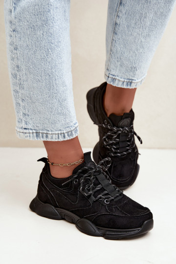 Sneakers da donna in colore nero Shaley