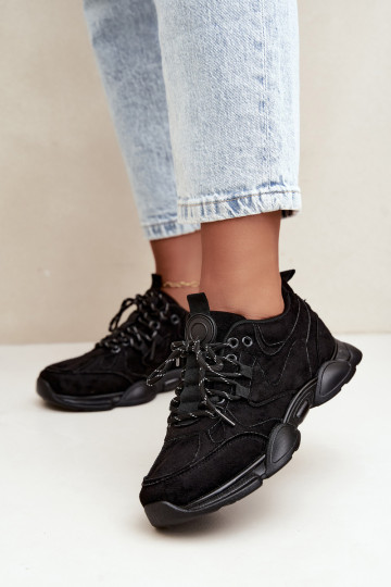 Sneakers da donna in colore nero Shaley 2