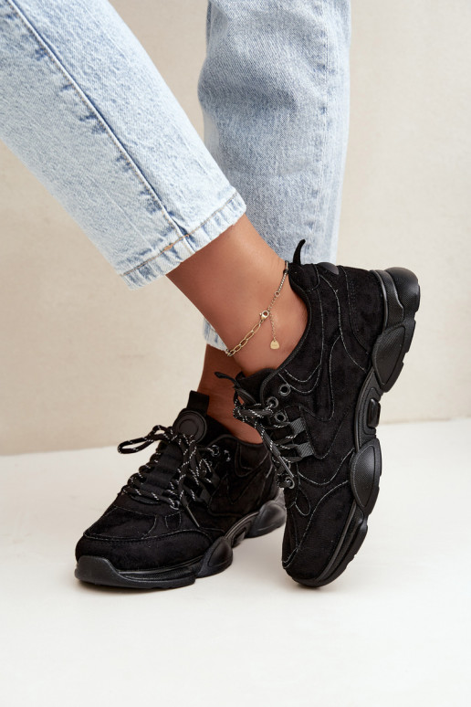 Sneakers da donna in colore nero Shaley