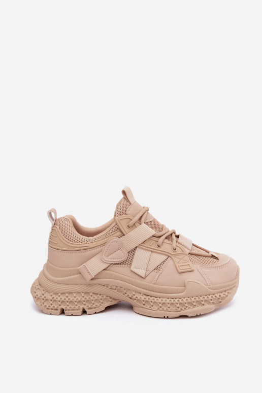 sneakers con strisce in colore sabbia Ellery