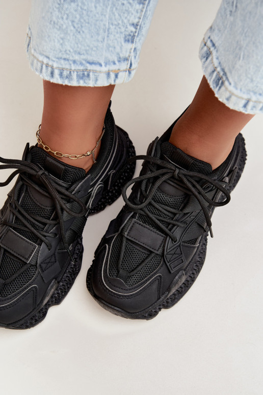 sneakers con strisce in colore nero Ellery