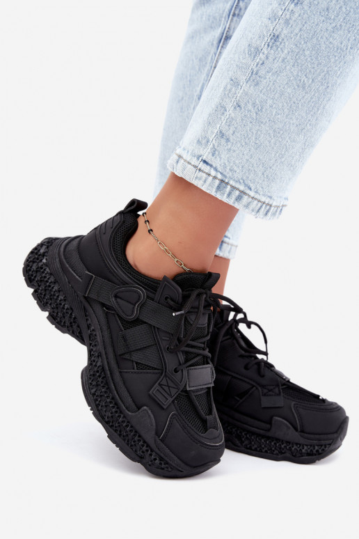 sneakers con strisce in colore nero Ellery