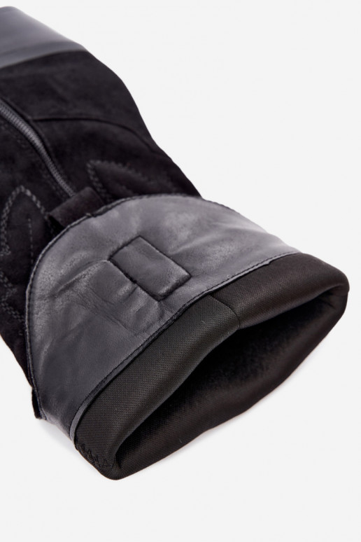 stivali cowboy lunghi con tacco in colore nero INesly