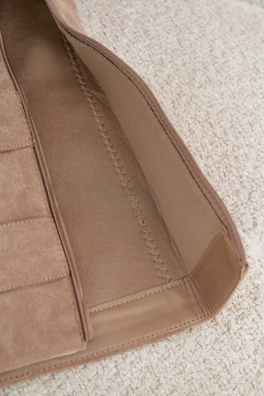 stivali alti da donna con gambale cucito in oro con fibbie in ecopelle color khaki Isa