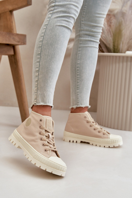 scarpe casual con gambale Big Star OO274006 in sabbia
