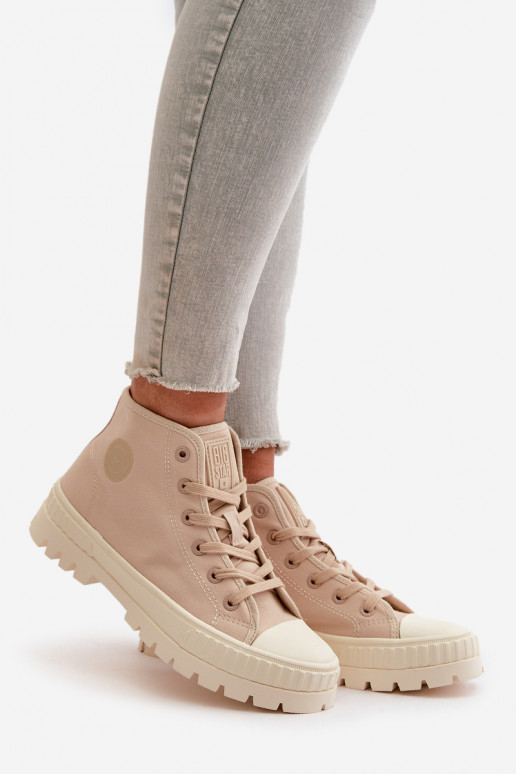 scarpe casual con gambale Big Star OO274006 in sabbia