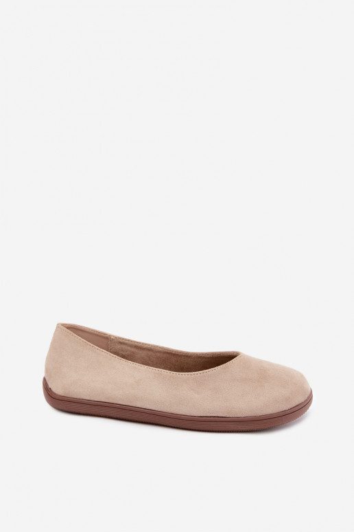 Ballerine da donna Barefoot in colore sabbia Hollin
