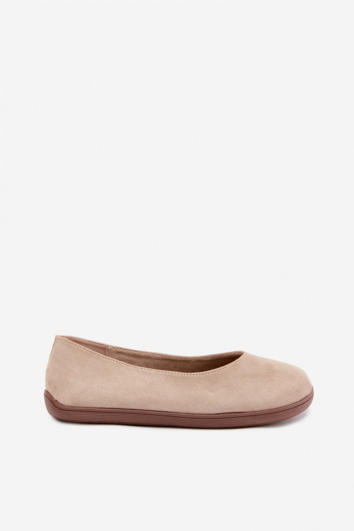 Ballerine da donna Barefoot in colore sabbia Hollin