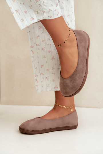 Ballerine da donna Barefoot in colore argilla Hollin