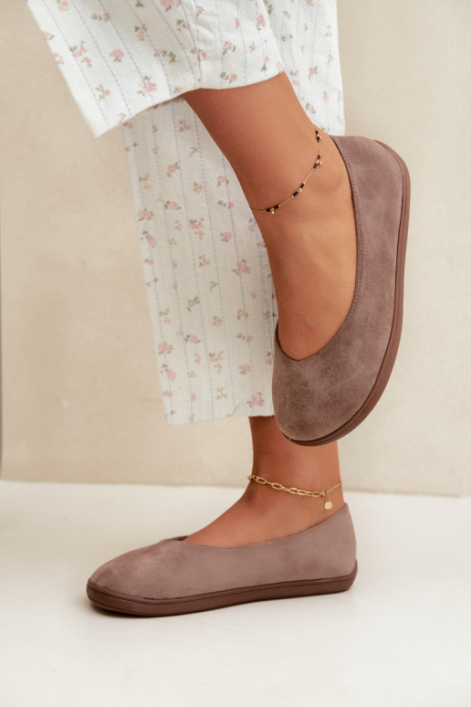Ballerine da donna Barefoot in colore argilla Hollin