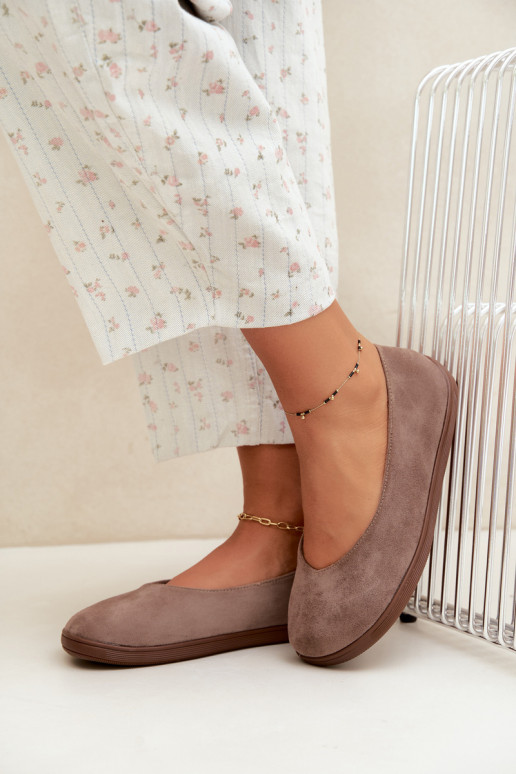 Ballerine da donna Barefoot in colore argilla Hollin