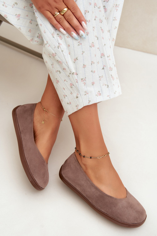 Ballerine da donna Barefoot in colore argilla Hollin