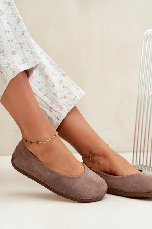Ballerine da donna Barefoot in colore argilla Hollin