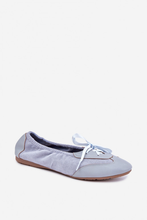 Ballerine sportive blu con dettagli eleganti Peonia