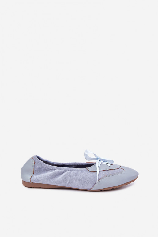 Ballerine sportive blu con dettagli eleganti Peonia
