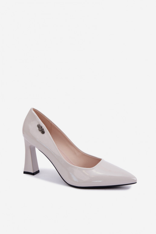 Ballerine verniciate Vinceza 62328 grigie
